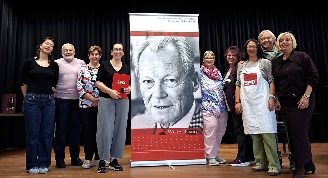 Ortsverein SPD Willy Brandt Ehrung